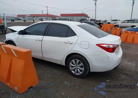 2016 Toyota Corolla Le z USA, uszkodzony, nr VIN 5YFBURHE4GP406526
